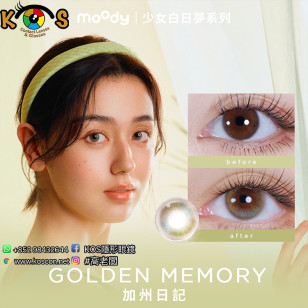 moody 1Day Teenage Daydream Golden Memory Green 加州日記